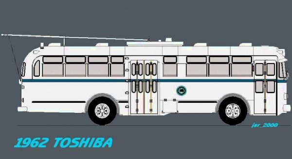 TROLEBUS TOKYU CAR - TOSHIBA
TROLEBUSES MENDOCINO CONOCIDO POR TOSHIBA, EN REALIDA LOS FABRICO TOKYU CAR MFG.CO.LTDA JUNTADO LAS PARTES ELECTRICAS DE TOSHIBA Y LAS PARTES MECANICAS DE NISSAN UD(COMO EJE DELANTERO, DIFERENCIA, DIRECCION Y CHASIS) FABRICADOS EN 1961, LLEGADOS AL PAIS EN MENDOZA EN 1962
Palabras clave: TOSHIBA