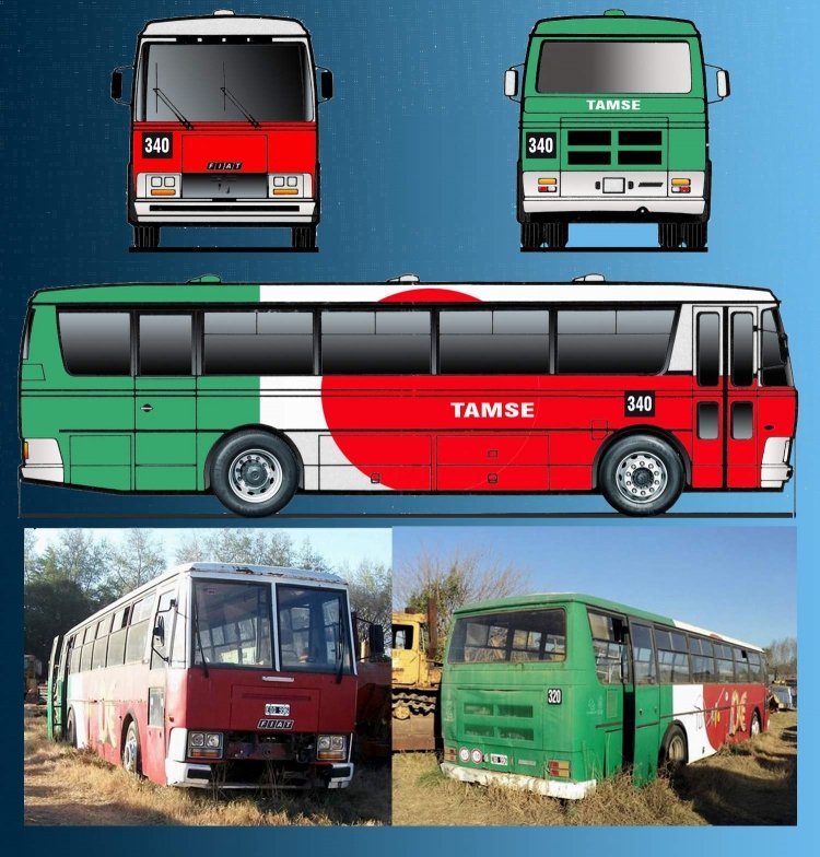 CARROCERIA FIAT ITALIA
Dibujo: José Arturo Rivas
Fotografía: ¿?
Palabras clave: URBANOS