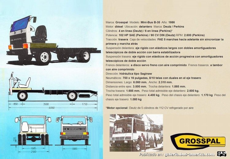 GROSSPAL B 35
FOLLETO ORIGINAL DE GROSSPAL LAS VARILLAS CORDOBA
COLECCION JAR2000
Palabras clave: MINIBUS