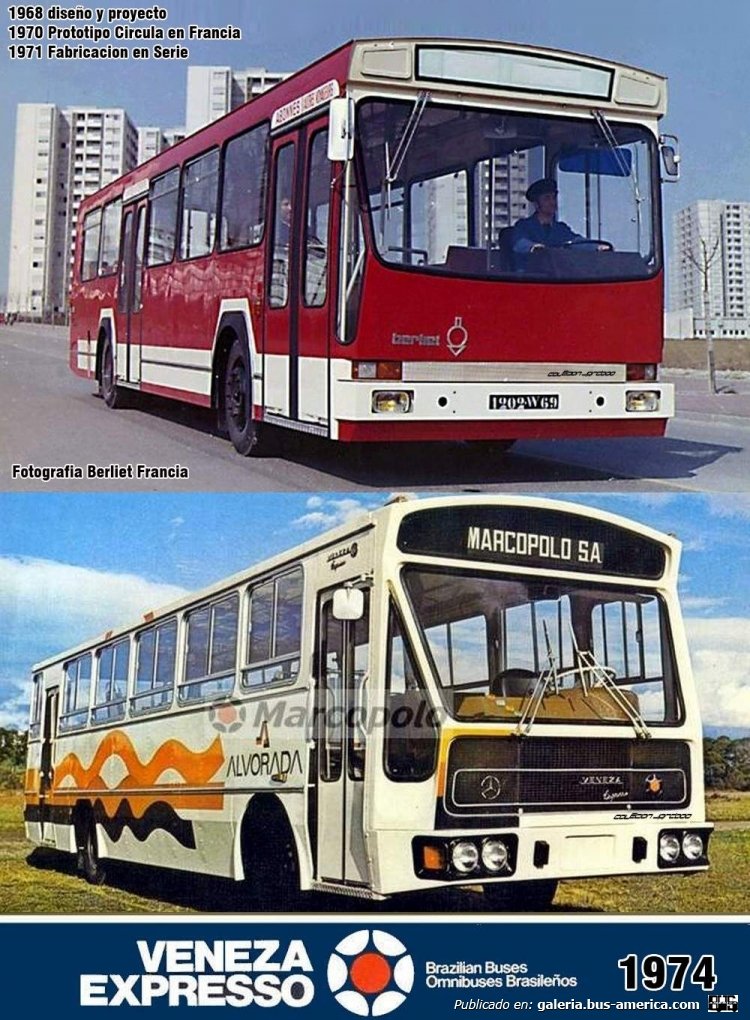 BERLIET FRANCIA - VENEZA EXPRESSO BRASIL
FOTOGRAFIA DE BERLIET PUBLICIDAD 1971
FOLLETO MARCOPOLO 1974
AMBOS COLECION JAR2000
Palabras clave: URBANOS