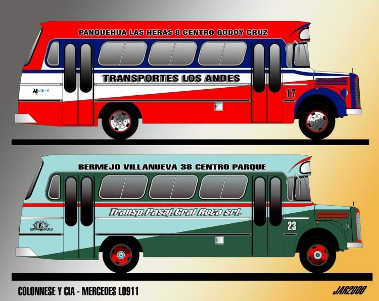 MERCEDES LO911 - LINEAS 8 Y 38
CARROCERIAS COLONNESE SA - MENDOZA
Palabras clave: URBANO