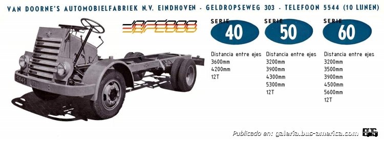 DAF
PARTE DEL FOLLETO DE DAF DE 1951
Palabras clave: CHASIS