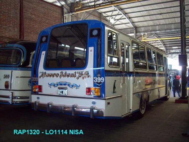 Mercedes-Benz LO 1114 - San Juan - N.I.S.A.
B 2084276 - WII 899
Línea 620 - Interno 399

Fotografía: RAP 1320

http://galeria.bus-america.com/displayimage.php?pos=-15645
http://galeria.bus-america.com/displayimage.php?pid=19942
http://galeria.bus-america.com/displayimage.php?pid=31909
http://galeria.bus-america.com/displayimage.php?pid=31910
http://galeria.bus-america.com/displayimage.php?pid=33274
Palabras clave: URBANO