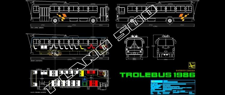 rivas diseños 2013
RELEVAMIENTO DE PLANO TROLEBUS MATERFER 1986
PROYECTO QUE SOLO QUEDO EN EL PAPEL
Palabras clave: URBANO