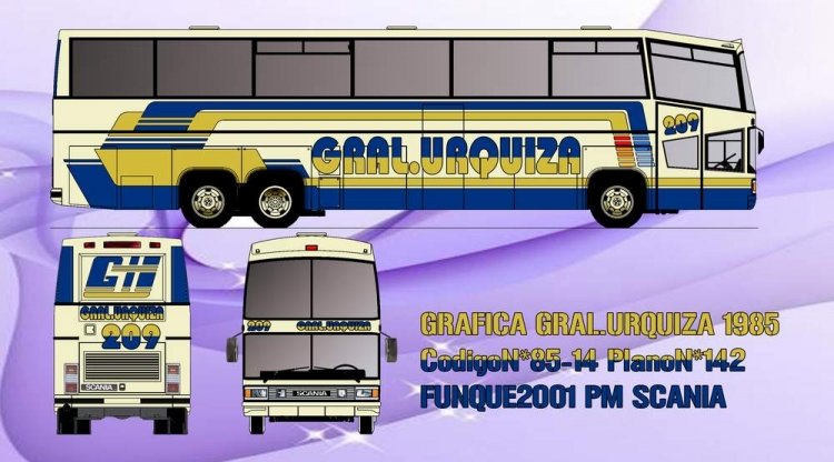 TROYANO PM
CARROCERIAS TROYANO VGGALVES SANTA FE
EMPRESA URQUIZA ROSARIO
GRAFICA JAR 1985
Palabras clave: URQUIZA