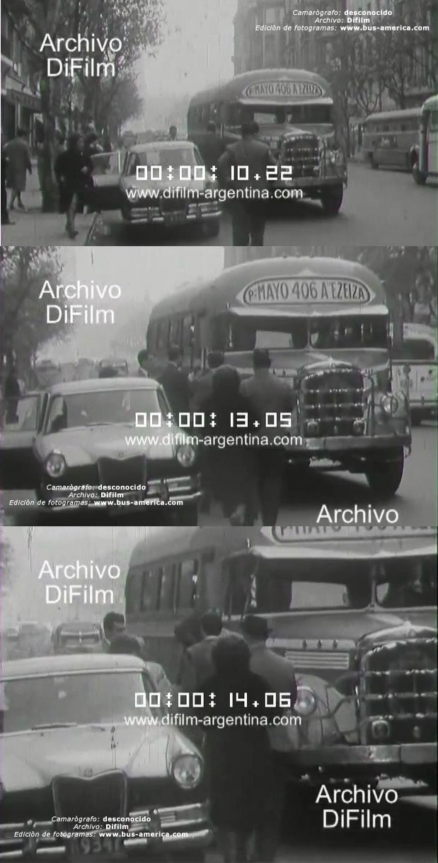 Mercedes-Benz L 312 - Rastreador Fournier
Camarógrafo: desconocido
Archivo: Difilm
Extraído de: http://www.youtube.com/watch?v=6otYo9PUlAo
