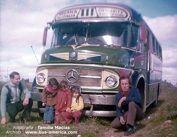 Mercedes-Benz LO 1112 - El Indio - Los Constituyentes
Fotografía : familia Macías
Gentileza : N. Macías
