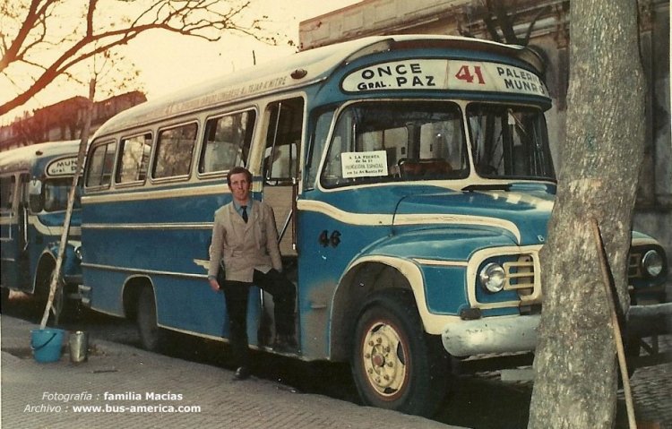 Bedford J6LZ1 - El Detalle - Azul
Fotografía : familia Macías
Gentileza : N. Macías y Lorena C.
