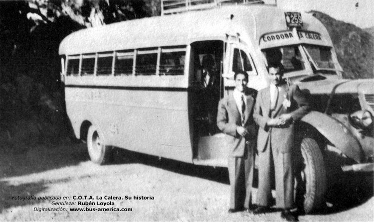 International - La Calera
La Calera (Prov. Córdoba), patente provincial 259

En la fotografía los señores Toranzo y Barrionuevo
Publicada en : Cooperativa Obrera de Transporte Automotor La Calera. Su historia
