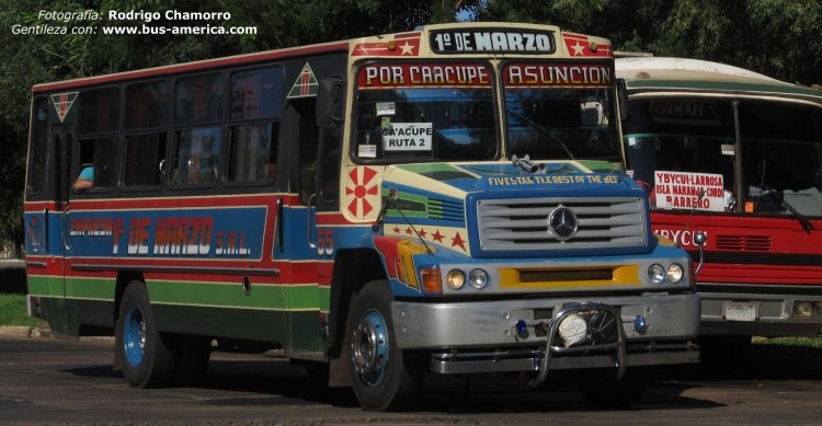 Mercedes-Benz L 1418 - Taller MB El 14 - 1º de Marzo
AUS 971
[url=https://galeria.bus-america.com/displayimage.php?pid=8512]
https://galeria.bus-america.com/displayimage.php?pid=8512[/url]
[url=https://bus-america.com/galeria/displayimage.php?pid=58811]https://bus-america.com/galeria/displayimage.php?pid=58811[/url]

Línea 200 (Asunción), unidad 55

Fotografía: Rodrigo Chamorro

