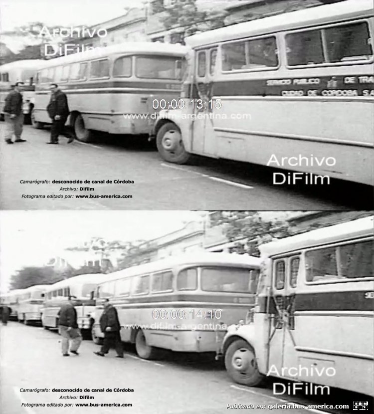 Mercedes-Benz L 312 - Andreolli & D´Alessandro - Ciudad de Córdoba
Camarógrafo: desconocido
Canal de TV de Córdoba
Archivo: Di Film

En el mismo menciona: "En mayo de 1969, los trabajadores del transporte y otros gremios declararon un paro de actividades para los días 15 y 16 en protesta por las quitas zonales y el no reconocimiento de la antiguedad por transferencia de empresas, respectivamente." Pero acá las unidades todas, ya se encuentran pintadas y con su razón social SACIF que vino luego del cambio. Asi que por lo menos es de 1970

