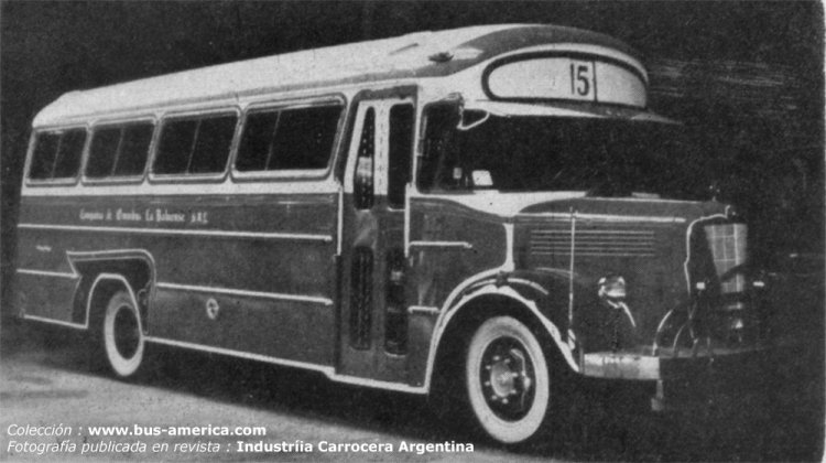 Mercedes-Benz L 312 - Coop. San Martín - La Bahiense
Fotografía de : ¿Cooperativa José de San Martín?
Publicado en revista : Industria Carrocera Argentina , 1966
