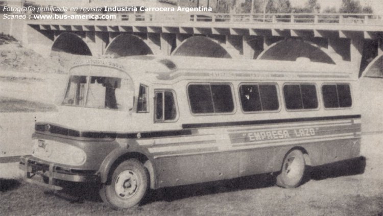 Mercedes-Benz LO 1112 - Andreolli y D´Alessandro - Lazo
Fotografía publicada en revista Industria Carrocera Argentina
