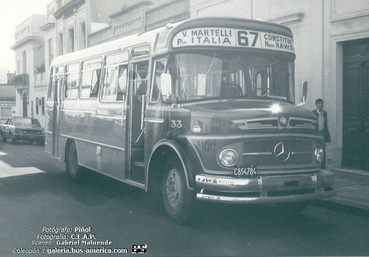 Mercedes-Benz LO 1114 - Alcorta AL 645 - Transp. Del Tejar
C.854784
[url=https://bus-america.com/galeria/displayimage.php?pid=48251]https://bus-america.com/galeria/displayimage.php?pid=48251[/url]

Línea 67 (Buenos Aires), interno 33

Fotógrafo: Piñol
Fotografía Archivo: C.E.A.P.
Por gentileza con el ColeClub de Sergio Ruiz Díaz
Scaneo: Gabriel Maluende
