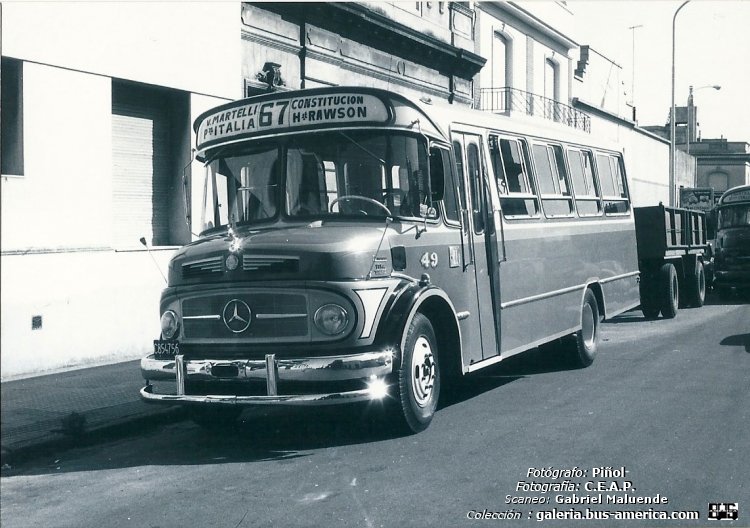 Mercedes-Benz LO 1114 - Crovara C14/77 - Transp. Del Tejar
C.854756

Línea 67 (Buenos Aires), interno 49

Fotógrafo: Piñol
Fotografía Archivo: C.E.A.P.
Por gentileza con el ColeClub de Sergio Ruiz Díaz
Scaneo: Gabriel Maluende
