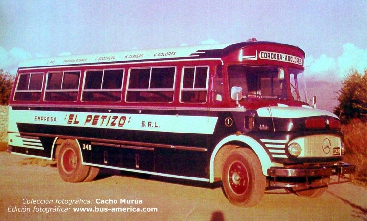 Mercedes-Benz LO 1114 - SICA - El Petizo
X.329359
[url=http://bus-america.com/galeria/displayimage.php?pos=-18369]http://bus-america.com/galeria/displayimage.php?pos=-18369[/url]
[url=http://bus-america.com/galeria/displayimage.php?pos=-18368]http://bus-america.com/galeria/displayimage.php?pos=-18368[/url]
[url=http://bus-america.com/galeria/displayimage.php?pos=-25902]http://bus-america.com/galeria/displayimage.php?pos=-25902[/url]

El Petizo (Prov.Córdoba), interno 1, patente provincial 348

Fotografía: familua ...
Colección y gentileza: "Cacho" Murúa 
