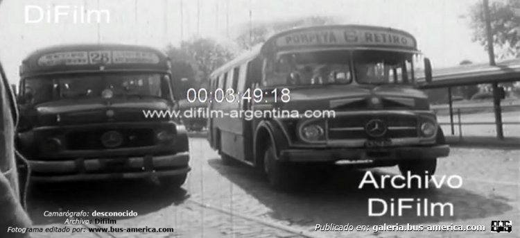 Mercedes-Benz LO 1114 - DOTA &  Mercedes-Benz LO 1114 - ALA - M.O.Seis
Camarógrafo: desconocido
Archivo: Difilm (en youtube)
Gentileza por la avivada: Gamba 28x40

[Datos de izquierda a derecha]
