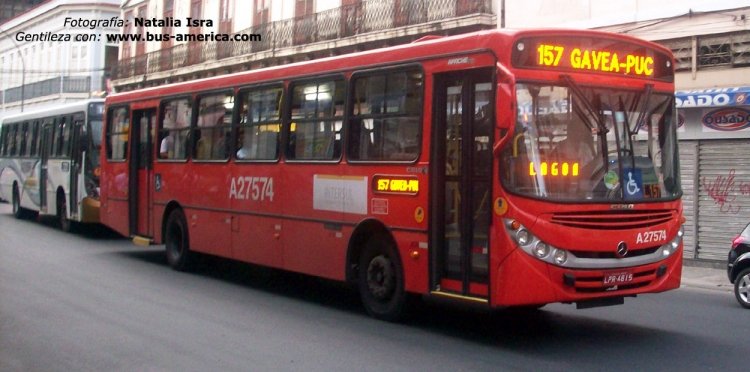 Mercedes-Benz OF 1722 - Caio Apache Vip - Intersul
LPR4815

Linha 157 (Rio de Janeiro), unidad A27574

Fotografía: Natalia Isra
