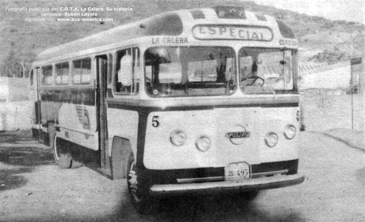 Volvo Viking - Decaroli - Coop. La Calera
495 (Patente provincial)

Fotografía publicada en : Cooperativa Obrera de Transporte Automotor La Calera. Su historia.
Gentileza : Rubén Bernardino Loyola
