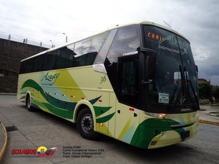 Comil Campione Vision 3.65 (en Ecuador) - Azuay
foto: Edwin Ortega
www.ecuabus.net
Palabras clave: Ecuabus