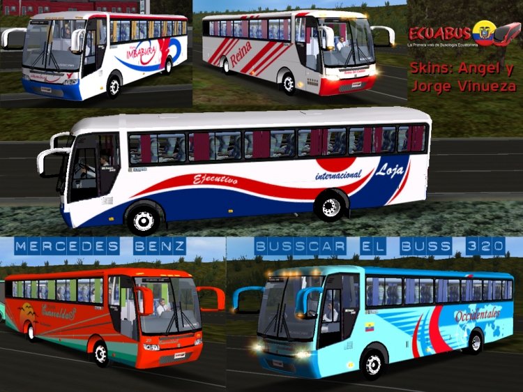 Busscar El Buss 340 [diseño 18 WoS Pttm para Ecuador]
Skins: Angel y Jorge Vinueza
www.ecuabus.net
Palabras clave: Ecuabus