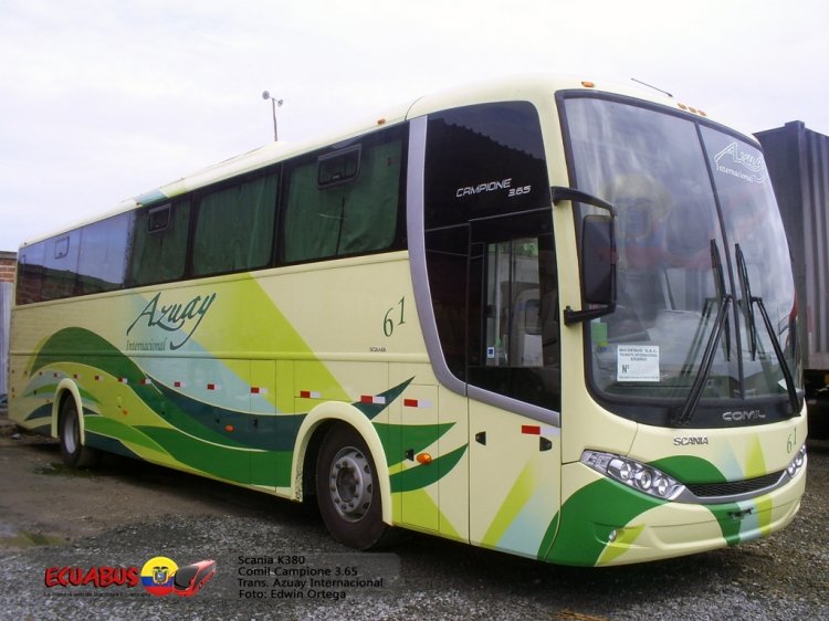 Nuevo Comil Campione 3.65 (en Ecuador) - Azuay
Palabras clave: Ecuabus