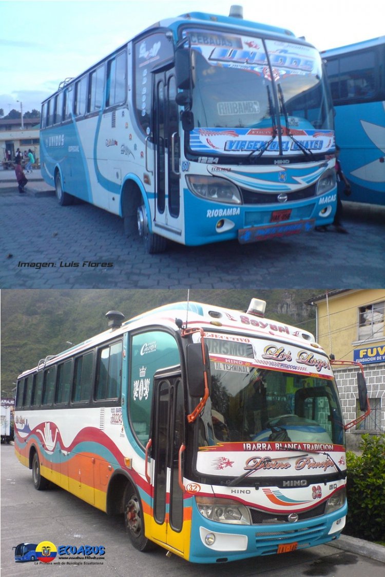 Comparación de buses
Arriba: supuesto Megabuss / Unidos
Abajo: León / Los Lagos
