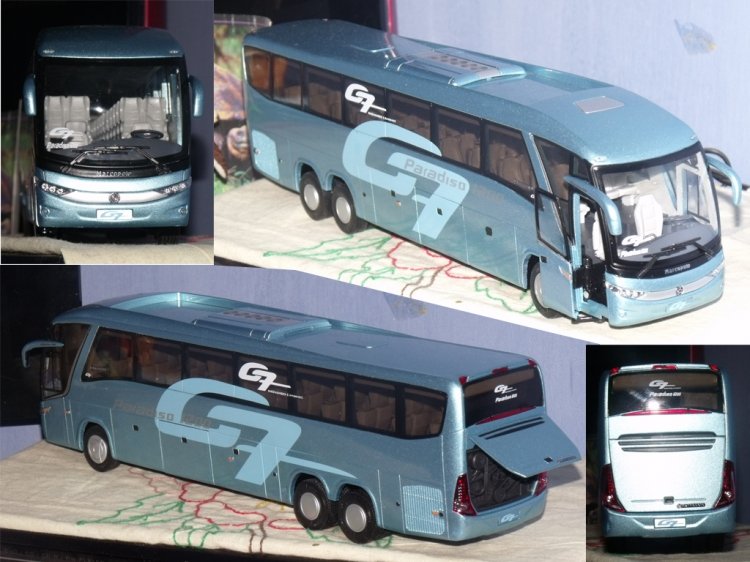 Marcopolo Paradiso 1200 G7 [reproducción en miniatura]
Vendo Buses Miniatura Marcopolo Paradiso 1200 G7 originales, importados de Brasil, solo son 48 para Ecuador.
el precio es de 300 dolares (negociables), son de metal, se abre la puerta de pasajeros, la bodega del motor, son con suspensiòn y las ruedas delanteras giran con el volante
32cm de largo, 6 de ancho y 8,5 de altura
Palabras clave: Ecuabus