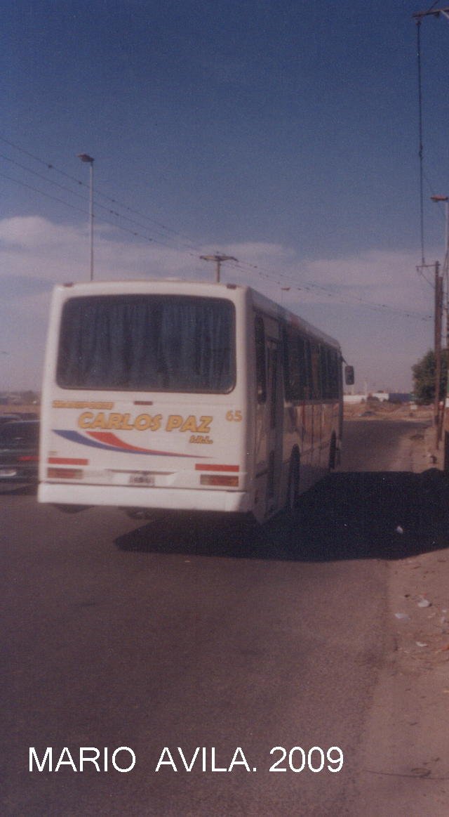 TRANSP .  CARLOS  PAZ
RUMBO  AL  CENTRO.
