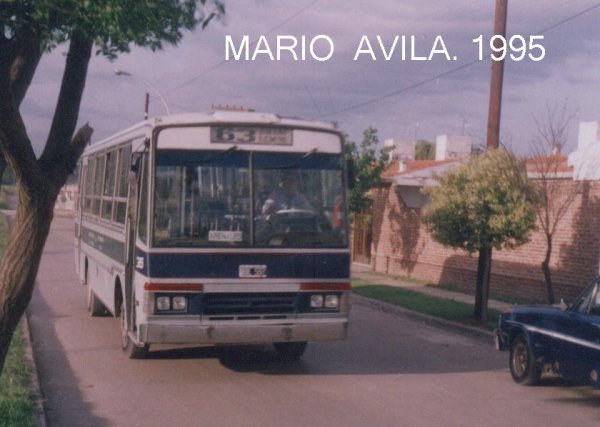 LINEA  63 . CORDOBA
RECORRIENDO, EL  BARRIO  20  DE  JUNIO.
