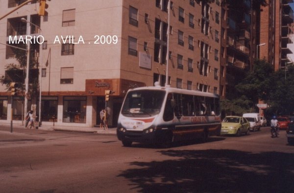 TRANSP .  CARLOS  PAZ
PASANDO , POR  ZONA  DE  NUEVA  CORDOBA .
