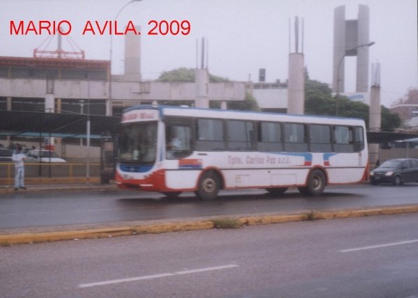 TRANSP .  CARLOS  PAZ
PASANDO  ENFRENTE  DE  LA  TERMINAL.
