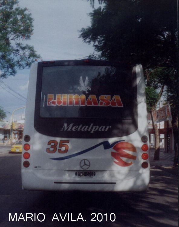 LUMASA
FWB696
MARIANO  MORENO  Y  PUEYRREDON .
