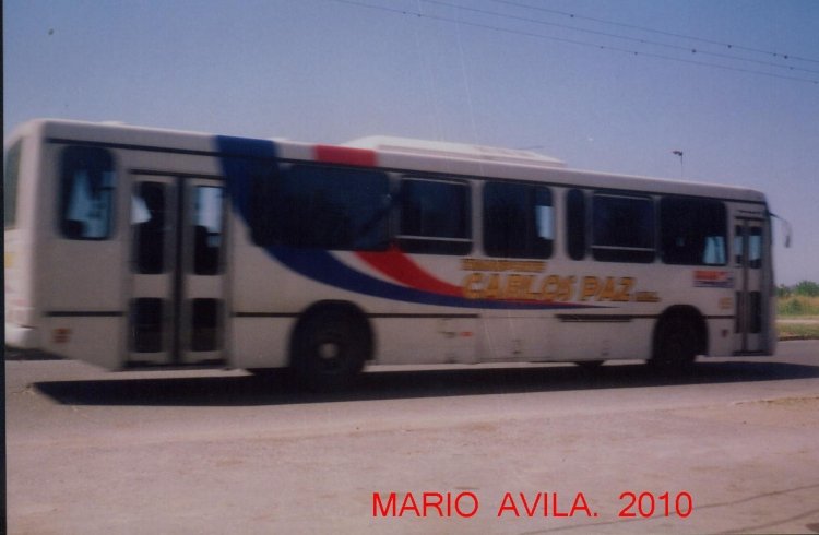 TRANSP .  CARLOS  PAZ
RUMBO  AL  CENTRO. AV. COLON.
