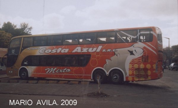 COSTA  AZUL  SRL.
ESTACIONADO  EN  TERMINAL  DE  MERLO.
