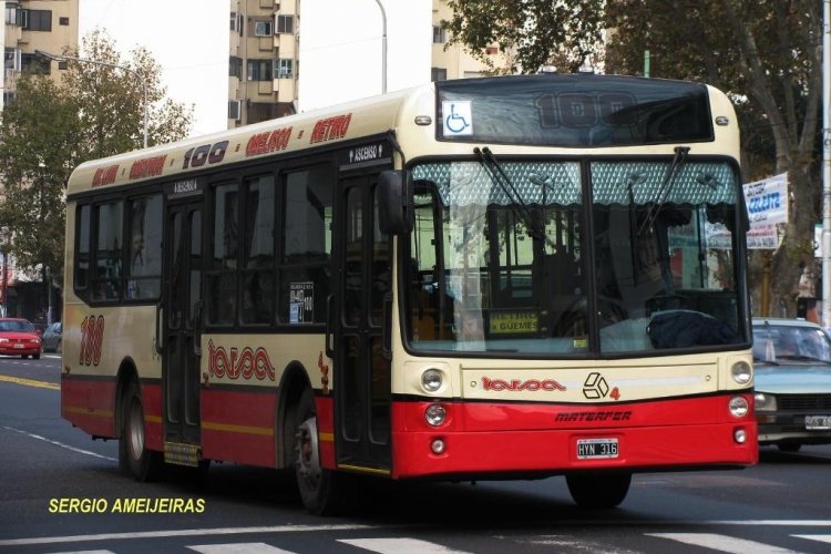 Materfer Águila - T.A.R.S.A.
HYN 316
Línea 100 - Interno 4
Palabras clave: materfer tarsa 100