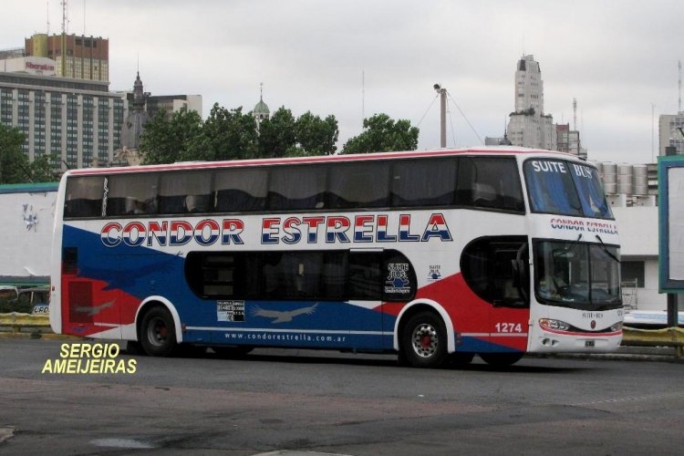 Volvo B10R - Imeca F50 - Cóndor Estrella
EHM274
Interno 1274

Una de las pocas unidades doble piso de dos ejes. 
Palabras clave: volvo b10 imeca f50 condor estrella