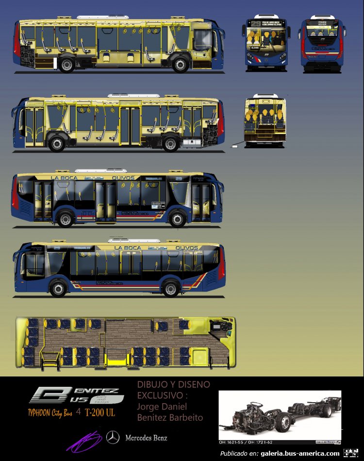 Benitezbus Typhoon citybus IV Mercedes Benz OH 1721 L-SB 
A pedido de Furlabus mi diseño sobre chasis Mercedes Benz para la linea 29
Palabras clave: Typhoon plano diseños Benitezbus Mercedes Benz 1721 linea 29