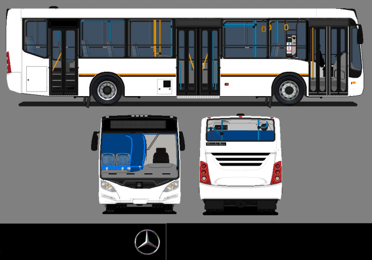 PROTOTIPO BUS URBANO LOW ENTRY 
BUS URBANO DE PISO BAJO
Palabras clave: DISEÑOS SIN CARROZAR MERCEDES BENZ DANIEL BENITEZ MENDOZA