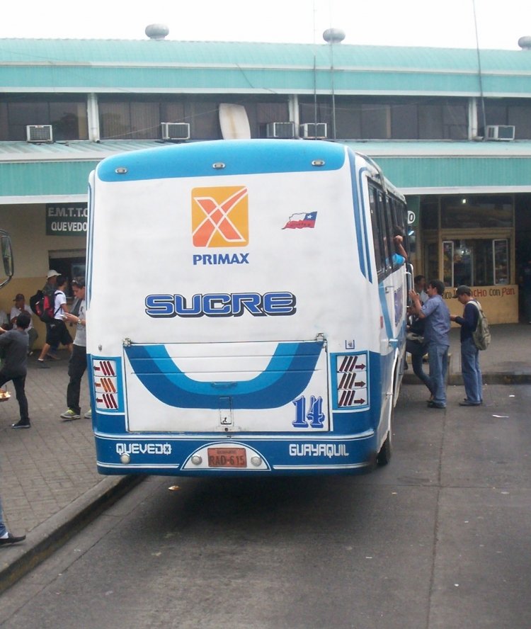 SUCRE 14 (POSTERIOR DE LA UNIDAD) - LA INDIA MARIA
RAD615
TERMINAL TERRESTRE DE LA BELLA CIUDAD DE QUEVEDO
