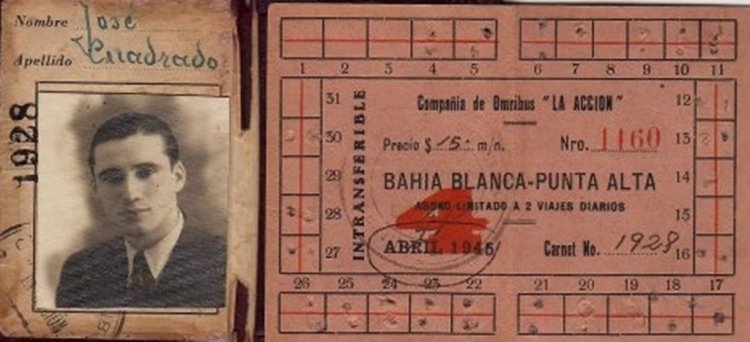 MARCELO SALGADO
Colección: Antonio Pavlovcic
Extraído de: www.solobus.com.ar 
OBVIAMENTE LE FOTO CARNET Y EL PASAJE PERTENECEN AL SR.:JOSE CUADRADO ,PERO EL APORTE DE ESTE GRAN DOCUMENTO ES DEL SR.:JAVIER COCIANCICH
