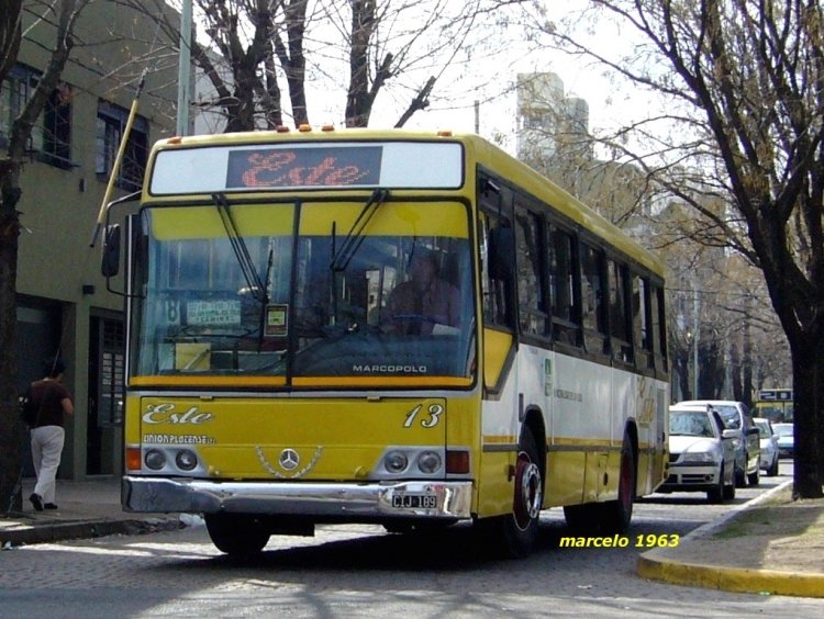 Mercedes-Benz OH 1621 - Marcopolo - ESTE - UNIÓN PLATENSE
CIJ 189
UNIÓN PLATENSE / LINEA 503 (Este) MUNICIPAL DE LA PLATA / 13
