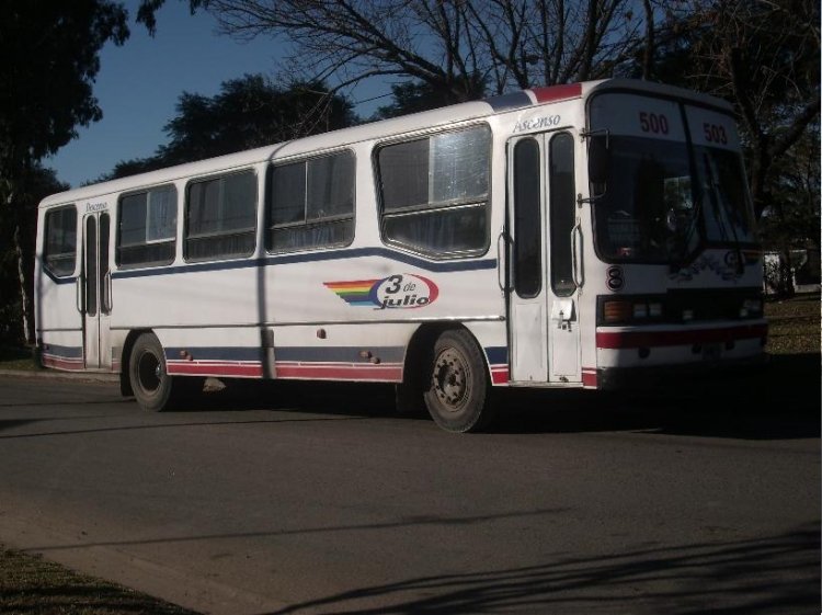 COOP. 3 DE JULIO  8
ex cooperativa 1 de mayo, le reemplazaron el numero 77 por el 8. Lo trajeron de la empresa mayo s.r.l. en enero de 2008
Palabras clave: coop 3 de julio