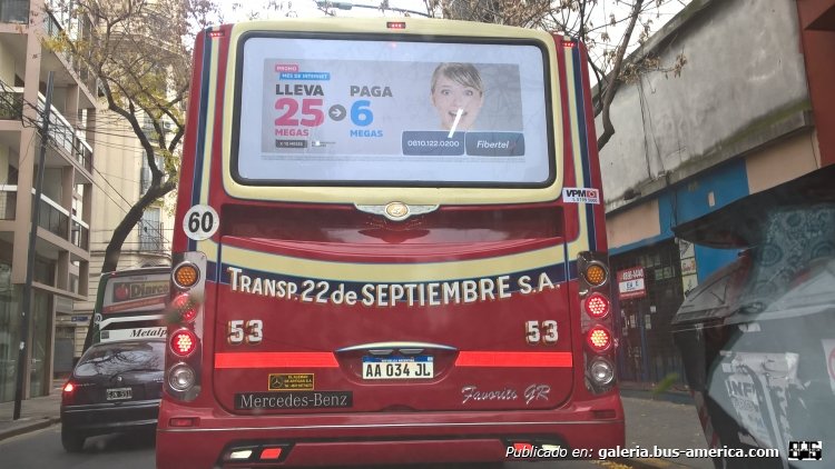 Mercedes-Benz OH 1618 L - La Favorita - 22 De Setiembre
AA 034 JL
Línea 2 - Interno 53

Fotografía: Gustavo Libares

http://galeria.bus-america.com/displayimage.php?pid=40988
