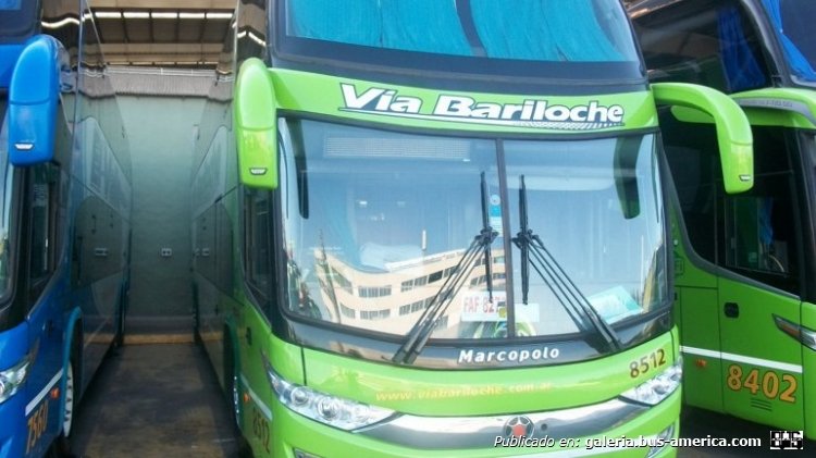 Marcopolo Paradiso 1800 DD G7 (en Argentina) - Vía Bariloche
Interno 8512
Vehículo equipado con cámara termográfica de seguridad. La misma esta al costado del logotipo de Marcopolo. 
Mas informacion en: http://www.infobae.com/2015/10/12/1761277-via-bariloche-unica-empresa-argentina-camaras-termograficas-seguridad

http://galeria.bus-america.com/displayimage.php?pid=38090
