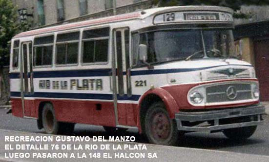 RECREACION DE UNO DE LOS EL DETALLE 76 DE LA 129 RIO DE LA PLATA
