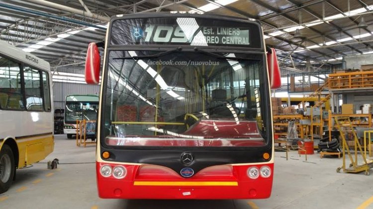 Mercedes-Benz OH 1618 L - Nuovobus - Nueve De Julio
http://galeria.bus-america.com/displayimage.php?pos=-27275
http://galeria.bus-america.com/displayimage.php?pos=-27644

Fotografía extraída del facebook Nuovobus
