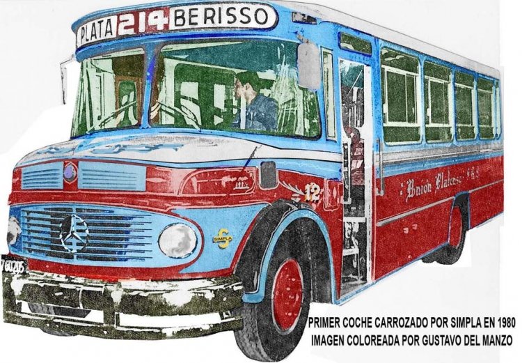 PRIMER UNIDAD CARROZADA POR SIMPLA VOLADIZO TRASERO ALARGADO
Fotografía base : Diario el Día de La Plata
