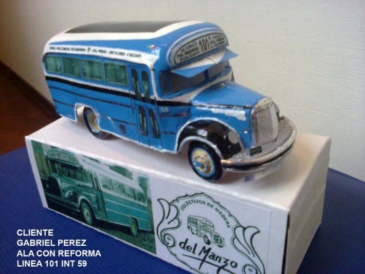 Mercedes-Benz L 312 - A.L.A. - Los Patricios [Maqueta]
MAQUETA A.L.A. LINEA 101 INTERNO  59
