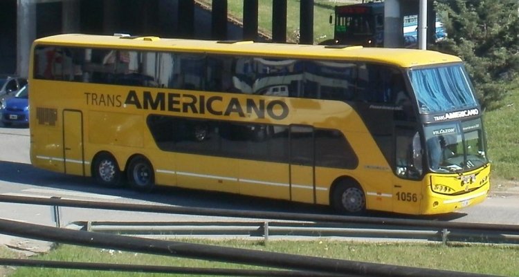 Volvo B12R - Busscar Panoramico DD (para Bolivia) - Trans. Americano
TransAmericano (Bolivia), interno 1056
Ex ¿Tramat? (Argentina)
Palabras clave: Busscar Panoramico DD (En Bolivia) - Trans. Americano
